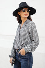 Load image into Gallery viewer, Vero Moda Lauren Plaid Blouse