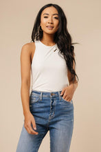 Load image into Gallery viewer, Sleek Jersey Solid Tank in Ivory