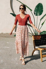 Load image into Gallery viewer, Rebecca Button Down Top in Rust