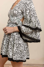 Load image into Gallery viewer, Tiger Lily Bell Sleeve Dress - FINAL SALE