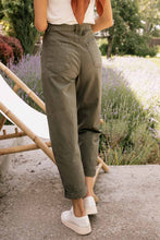Load image into Gallery viewer, Olive Baggy Denim Pants