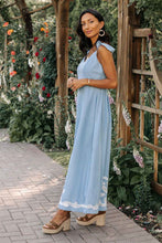 Load image into Gallery viewer, Malia Flutter Sleeve Maxi Dress