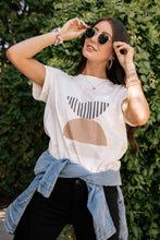 Load image into Gallery viewer, Semi Circle Geometric Graphic Tee