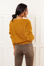 Load image into Gallery viewer, Brielle Cropped Sweater in Mustard-FINAL SALE