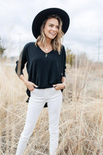 Load image into Gallery viewer, The Weekender Sweater in Black
