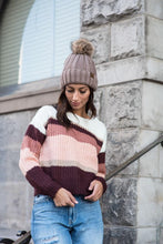 Load image into Gallery viewer, Richie Color Block Sweater - FINAL SALE
