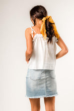 Load image into Gallery viewer, Tillie Eyelet Tank in White
