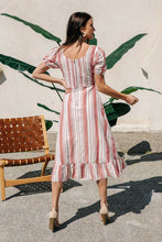 Load image into Gallery viewer, Michele Striped Midi Dress
