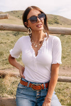 Load image into Gallery viewer, Marina Textured Bodysuit in White
