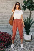 Load image into Gallery viewer, Colorful Collar Stitch Tee in White
