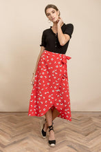 Load image into Gallery viewer, Sweet Daisies Faux Wrap Skirt
