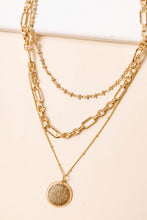 Load image into Gallery viewer, Layered Circle Pendant Necklace
