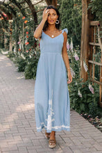 Load image into Gallery viewer, Malia Flutter Sleeve Maxi Dress
