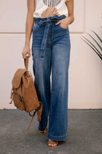 Load image into Gallery viewer, Wide Leg Paper Bag Denim
